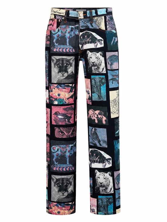 Moschino Denim - MOSCHINO Jeans Animal Print Pants “Rare”